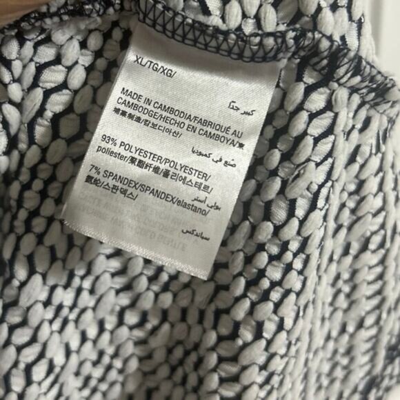 NWT JM Collection Women’s 3 button printed business casual Navy Jacket Size XL - Picture 4 of 10